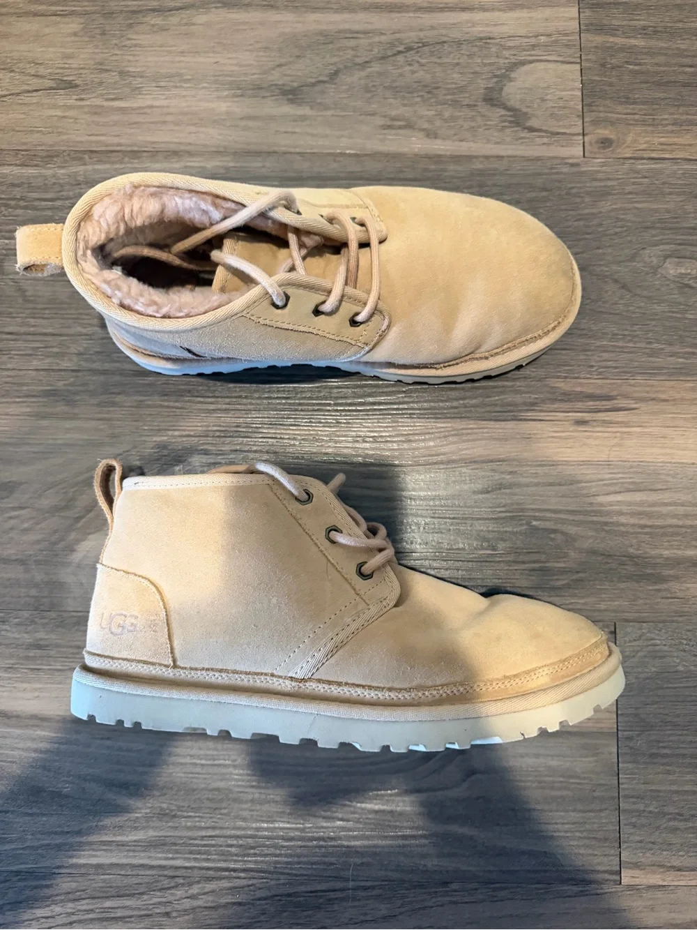 UGG Womens Neumel Boots in Tan with Plush Lining